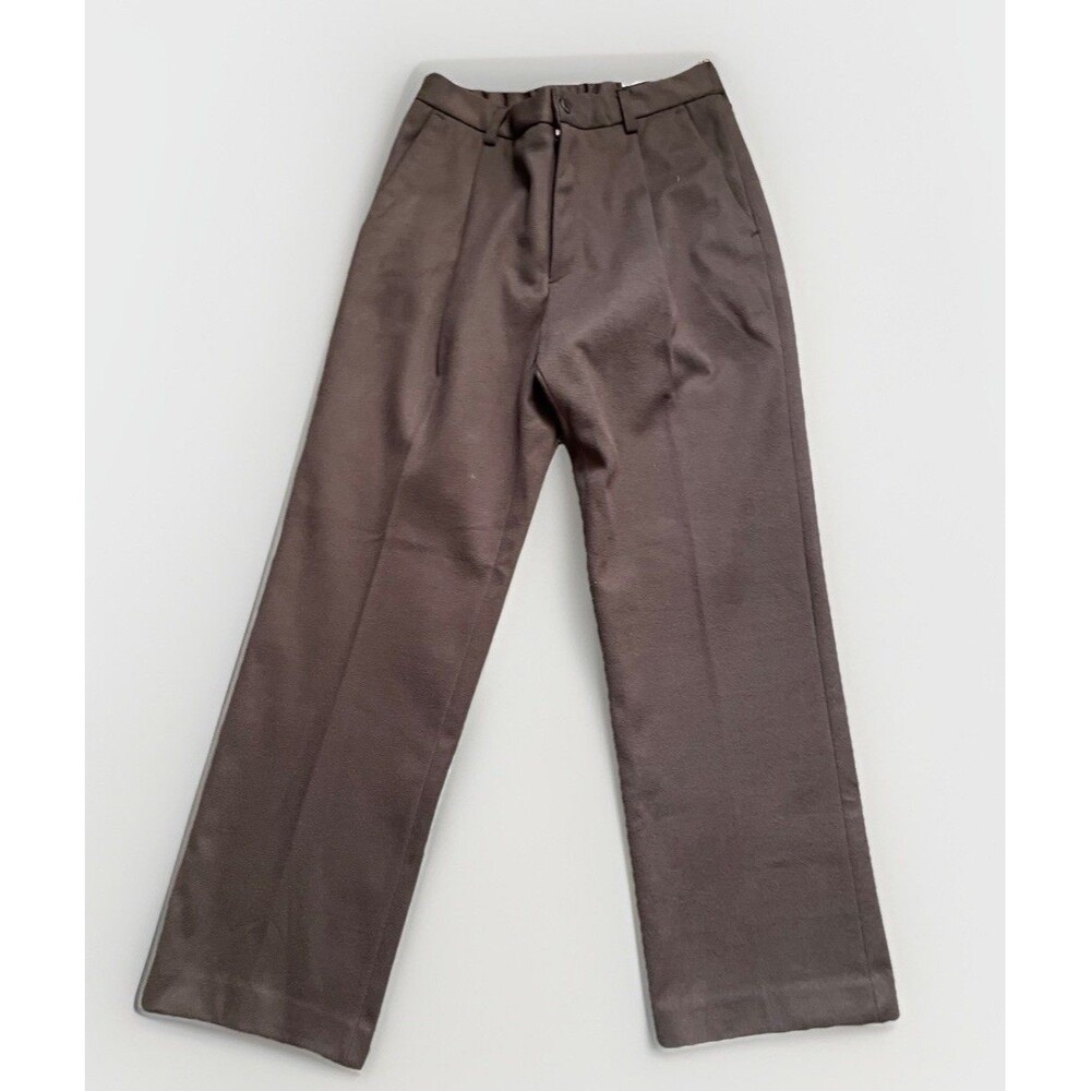 P.I.N.O Blue Label Korean Brand Brown Relaxed Leg Trouser Pants Men’s Medium